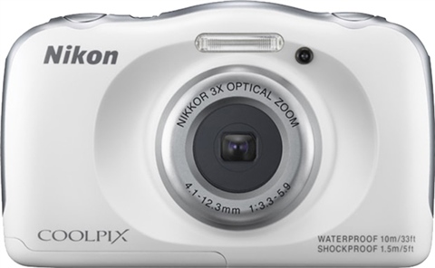 美品　Nikon COOLPIX S33 ホワイト SDカード&充電器付 Nikon Coolpix S33 13.2MP, B - CeX (UK): - Buy, Sell, Donate